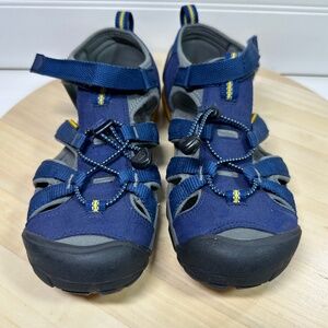 Keen Seacamp II CNX Blue Depths Gargoyle Sport Sandals Size 5 - 1010096